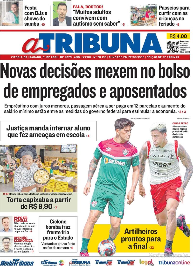 Capa A Tribuna Quinta 21 De Maio De 2020