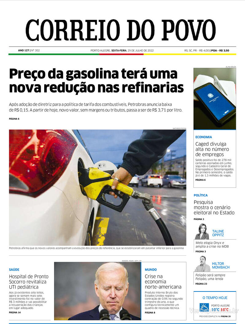 Capa Correio Do Povo