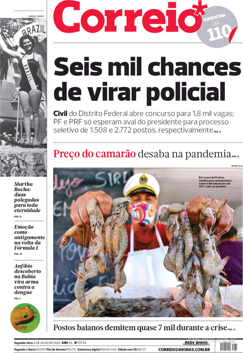 Capa Correio Edi O Segunda De Julho De