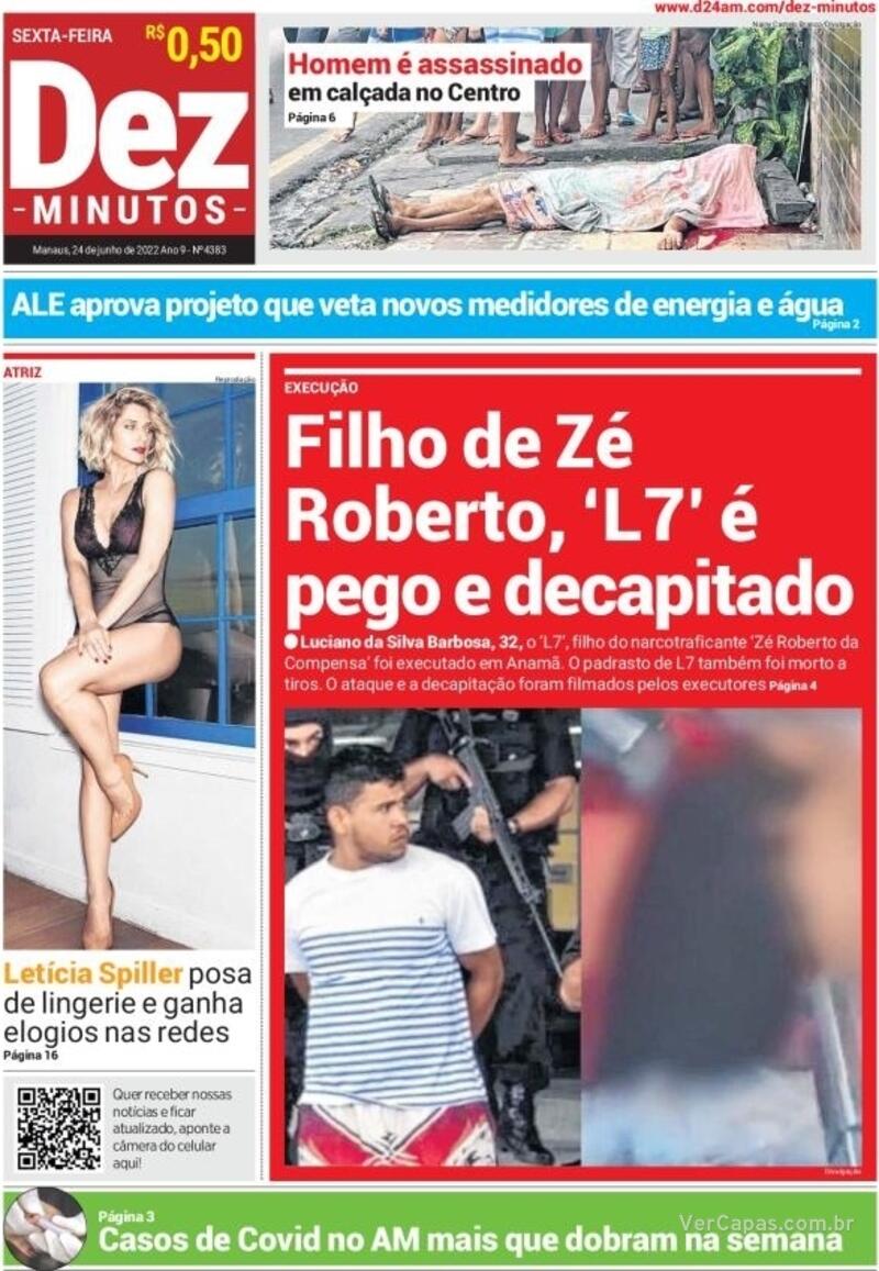 Capa Dez Minutos Terça 20 de Julho de 2021