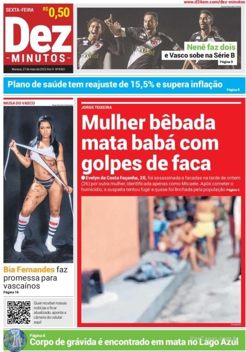 Capa Dez Minutos Edi O Sexta De Maio De