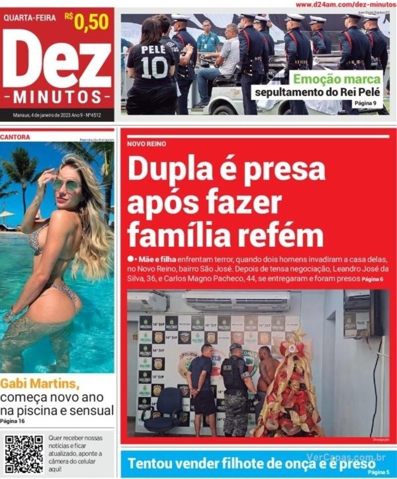 Capa Dez Minutos Sexta De Setembro De