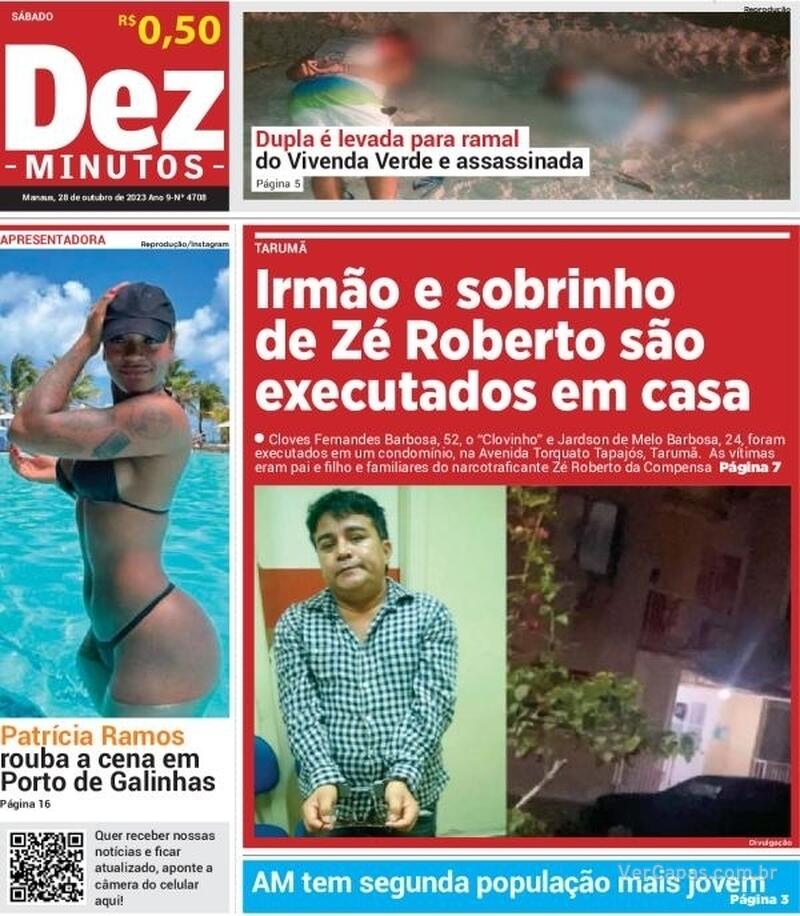 Capa Dez Minutos Edi O S Bado De Outubro De