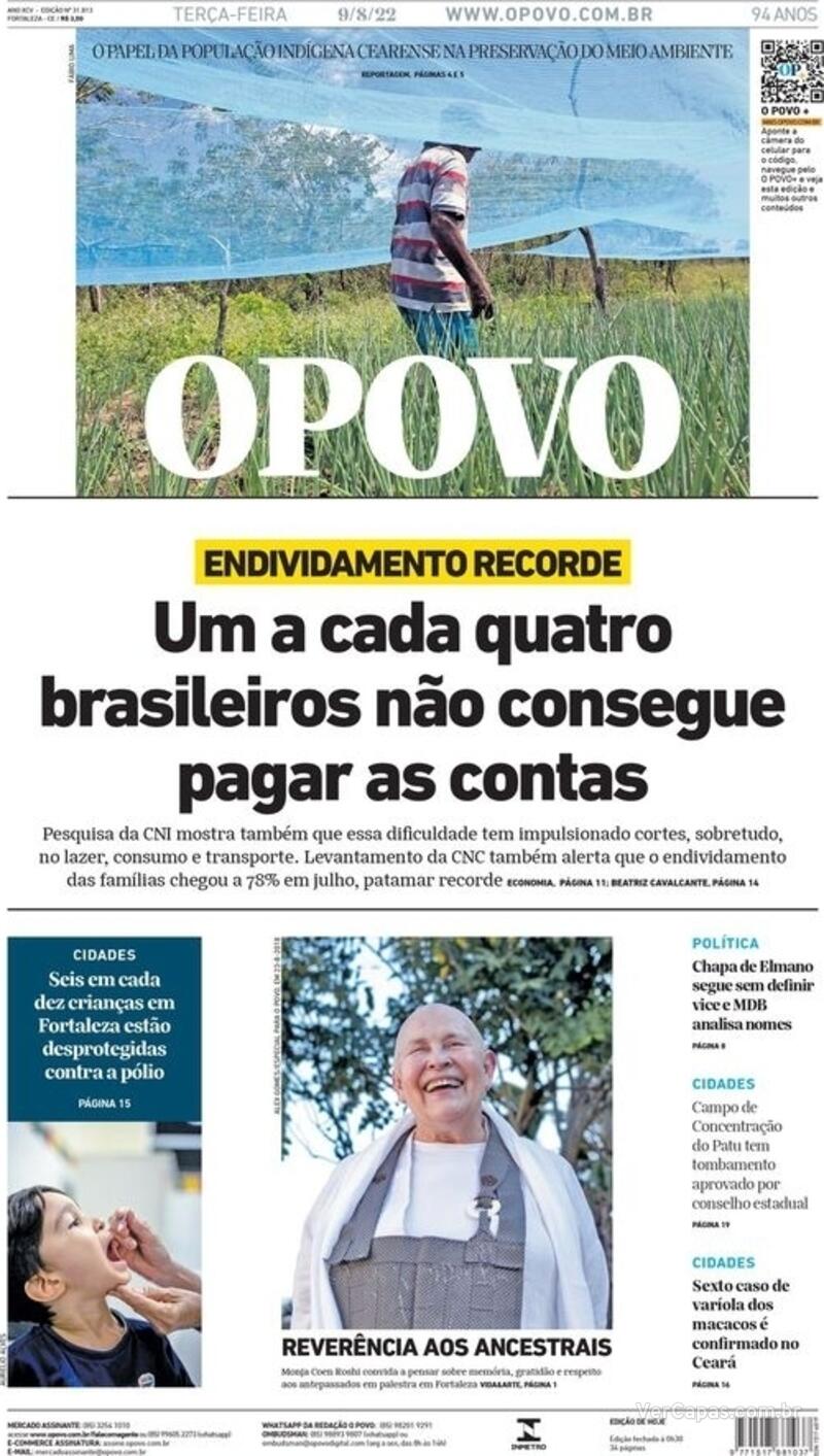 Capa O Povo Quinta De Abril De