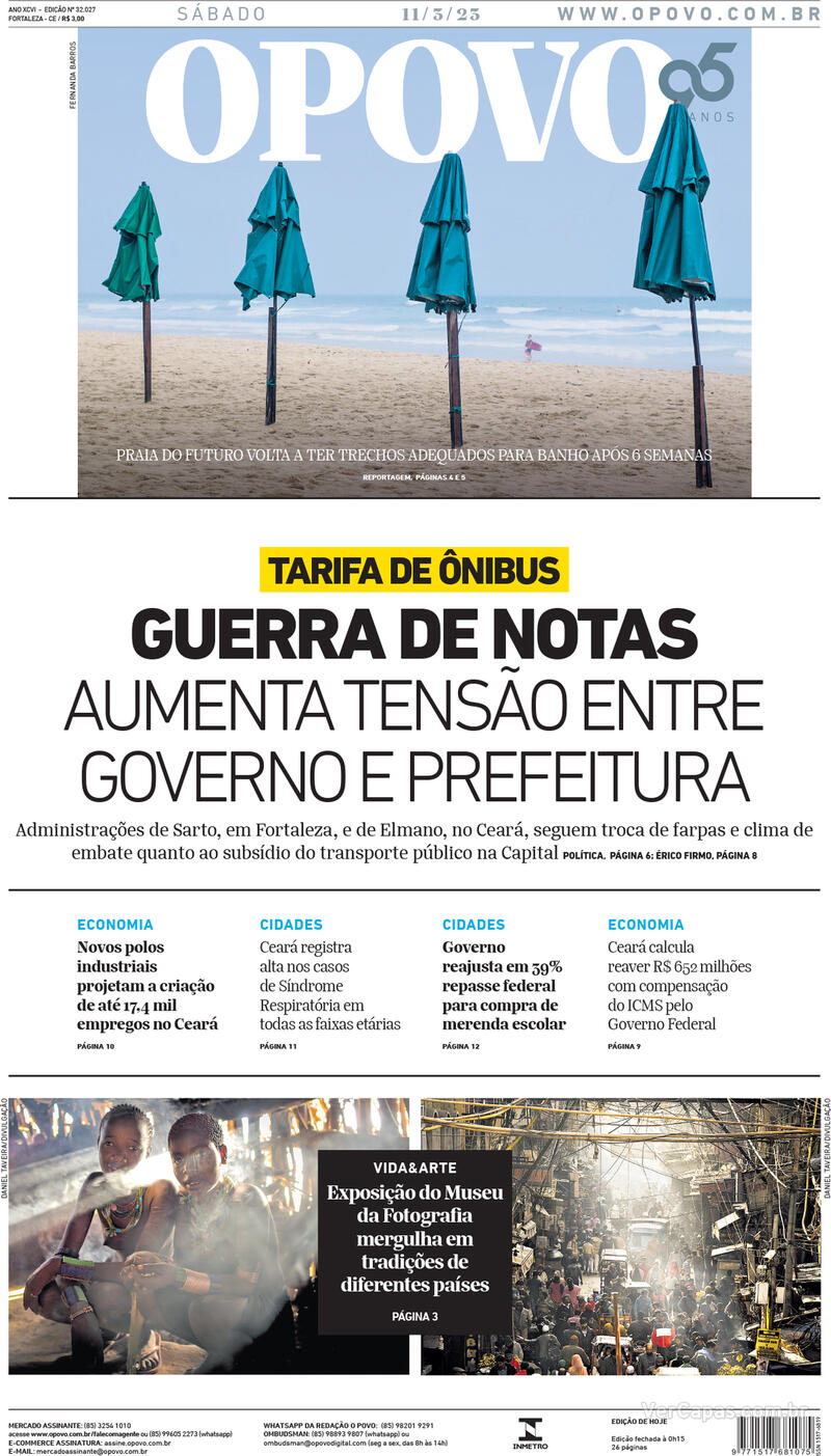 Capa O Povo Segunda De Setembro De