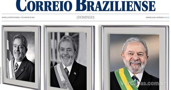 Capa Correio Braziliense Edição Domingo 1 de Janeiro de 2023