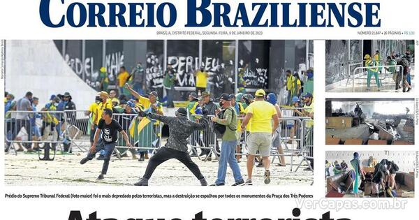 Capa Correio Braziliense Segunda 9 De Janeiro De 2023