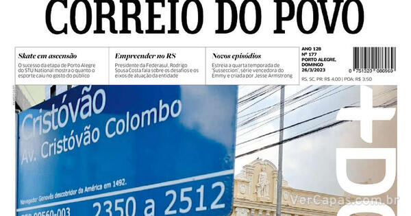 Capa Correio Do Povo S Bado De Mar O De