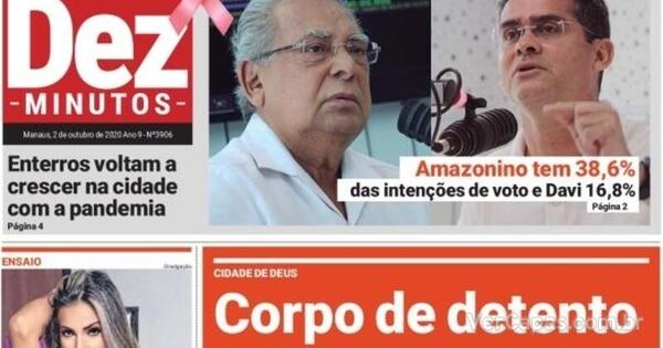 Capa Dez Minutos Sexta De Outubro De