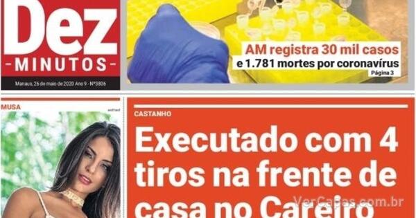 Capa Dez Minutos Ter A De Maio De