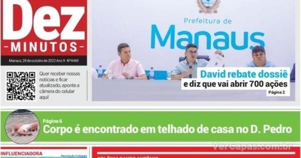 Capa Dez Minutos Sexta 28 De Outubro De 2022