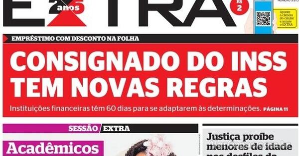 Capa Extra Edi O Quinta De Fevereiro De