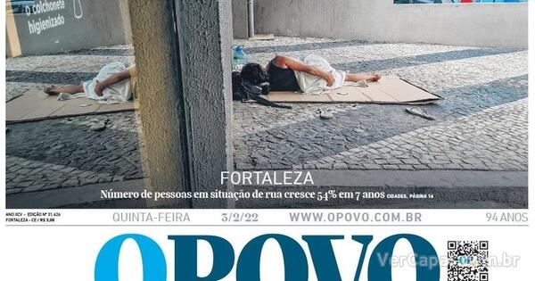 Capa O Povo Edi O Quinta De Fevereiro De