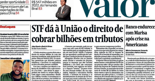 Capa Valor Econ Mico Edi O Quinta De Fevereiro De