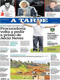 Capa do jornal A Tarde 01/08/2017
