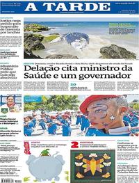 Capa do jornal A Tarde 02/09/2017
