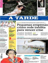 Capa do jornal A Tarde 03/09/2017