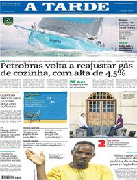 Capa do jornal A Tarde 04/11/2017