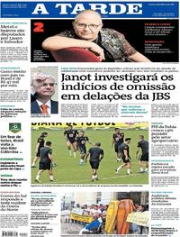 Capa do jornal A Tarde 05/09/2017