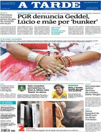 Capa do jornal A Tarde 05/12/2017