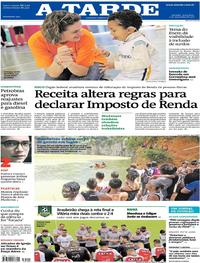 Capa do jornal A Tarde 07/11/2017