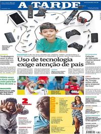 Capa do jornal A Tarde 09/07/2017