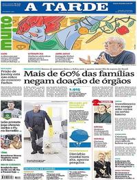 Capa do jornal A Tarde 10/09/2017