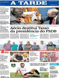Capa do jornal A Tarde 10/11/2017