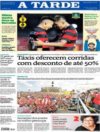 Capa do jornal A Tarde 12/06/2017