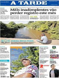 Capa do jornal A Tarde 12/11/2017