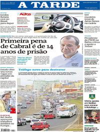 Capa do jornal A Tarde 14/06/2017