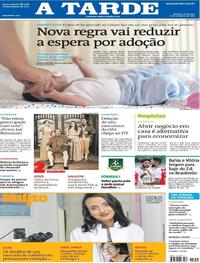 Capa do jornal A Tarde 17/09/2017