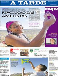 Capa do jornal A Tarde 18/06/2017