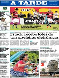 Capa do jornal A Tarde 18/09/2017