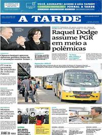Capa do jornal A Tarde 19/09/2017