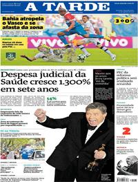 Capa do jornal A Tarde 21/08/2017