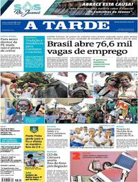 Capa do jornal A Tarde 21/11/2017