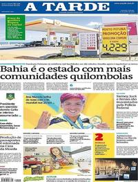 Capa do jornal A Tarde 22/07/2017