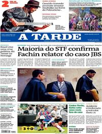 Capa do jornal A Tarde 23/06/2017