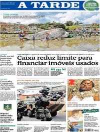 Capa do jornal A Tarde 23/09/2017
