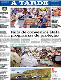 Capa do jornal A Tarde 24/07/2017