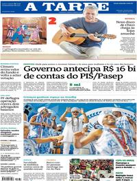 Capa do jornal A Tarde 24/08/2017