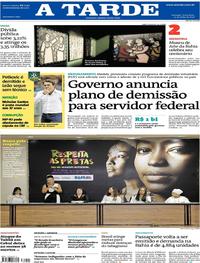 Capa do jornal A Tarde 25/07/2017