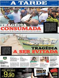 Capa do jornal A Tarde 26/08/2017