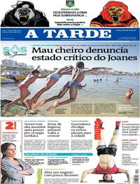Capa do jornal A Tarde 26/11/2017