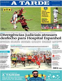 Capa do jornal A Tarde 27/11/2017
