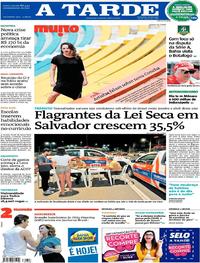 Capa do jornal A Tarde 28/05/2017