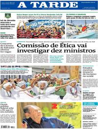 Capa do jornal A Tarde 28/11/2017