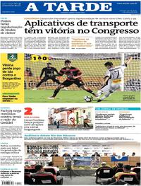 Capa do jornal A Tarde 01/03/2018