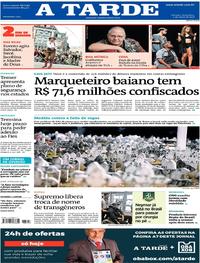 Capa do jornal A Tarde 02/03/2018